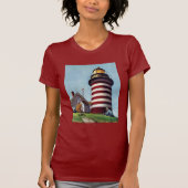 Lighthouse Keeper von Stevan Dohanos T-Shirt (Vorderseite)
