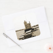 Lighthouse Lake Erie Quadratischer Aufkleber (Umschlag)