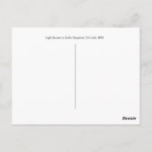 Lighthouse Lake Superior Postkarte (Rückseite)