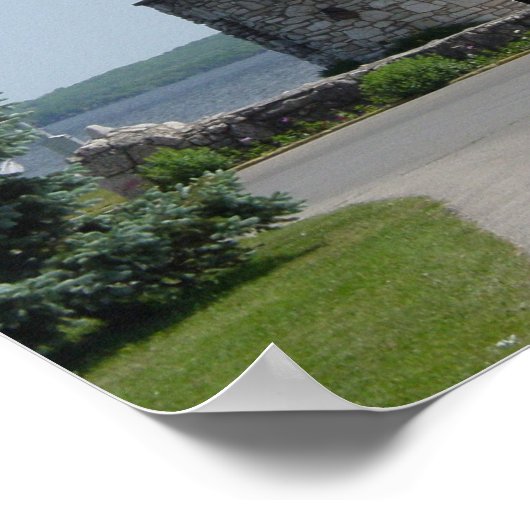 Lighthouse Lakeside Park Poster (Ecke)