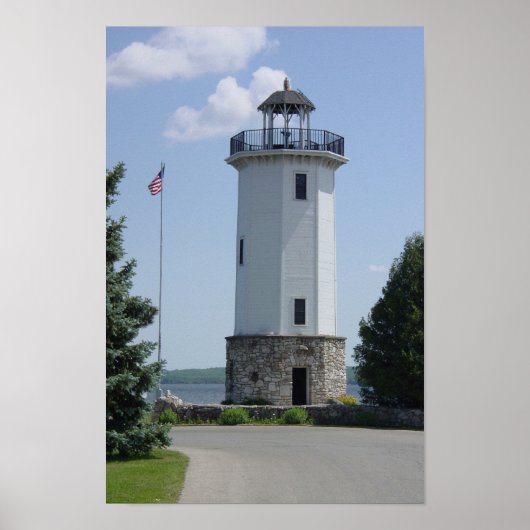 Lighthouse Lakeside Park Poster (Vorne)