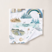 Lighthouse Lullabies Badhandtuch Set (Waschlappen)