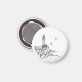 Lighthouse Magnet (Vorderseite/Rückseite)
