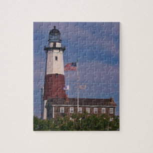 Lighthouse Montauk auf Long Island New York Puzzle