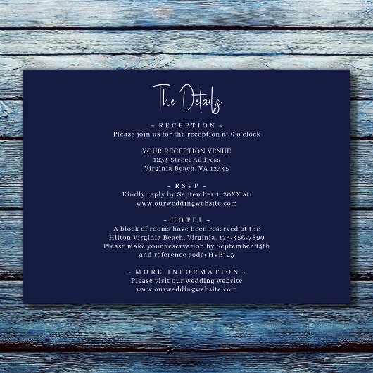 Lighthouse Nautical Beach All in One Wedding Einladung