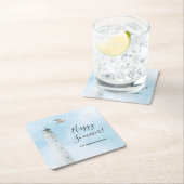 Lighthouse nautische See Rechteckiger Pappuntersetzer (Vor Ort)