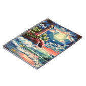 Lighthouse Ocean Spiralband Notizblock (Linke Seite)