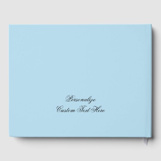 Lighthouse Ocean Waves Sommerurlaub Gästebuch (Rückseite)