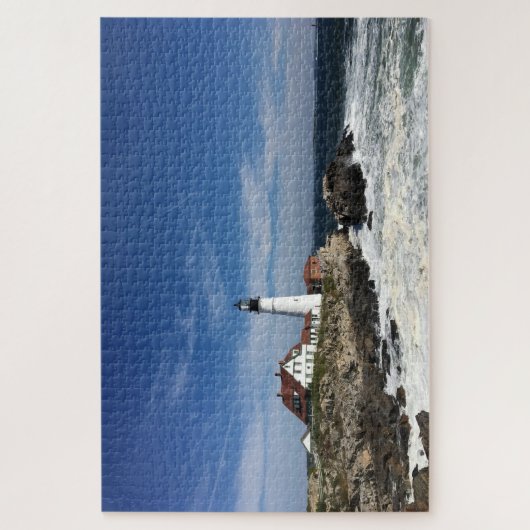 Lighthouse on the Ocean Puzzle (Vertikal)