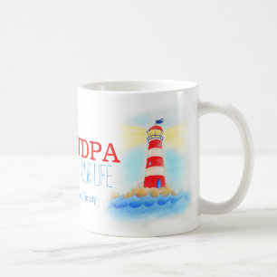 Lighthouse Opa Sie beleuchten unser Leben Tasse