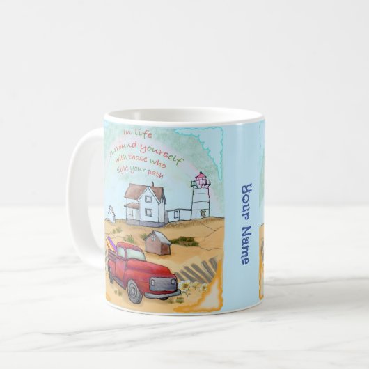 Lighthouse Path  Kaffeetasse (Vorderseite Links)