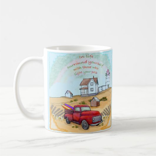 Lighthouse Path Kaffeetasse (Links)