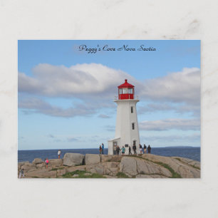 Lighthouse Peggy's Cove Nova Scotia Fotografie Postkarte