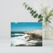 Lighthouse Peggys Cove Nova Scotia Kanada Postkarte (Stehend Vorderseite)