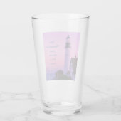 Lighthouse Pink Sky Glas (Rückseite)