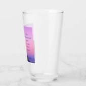 Lighthouse Pink Sky Glas (Links)