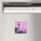 Lighthouse Pink Sky Magnet (In Situ (Geschirrspüler))