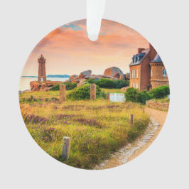 Lighthouse Ploumanach, Frankreich Ornament