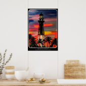 "Lighthouse Point FL, Lighthouse Pop!" Gemälde übe Poster (Küche)