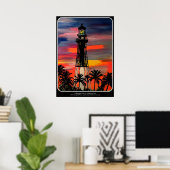 "Lighthouse Point FL, Lighthouse Pop!" Gemälde übe Poster (Heimbüro)
