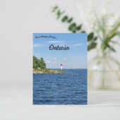 Lighthouse Point Killbear Provincial Park Ontario Postkarte (Stehend Vorderseite)