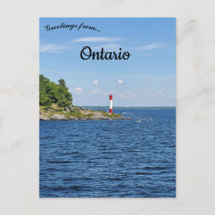 Lighthouse Point Killbear Provincial Park Ontario Postkarte