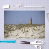 Lighthouse Ponce Inlet Blue Sky Beach Landschaft Seidenpapier (Handwerk)
