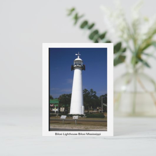Lighthouse Post Card Postkarte (Stehend Vorderseite)