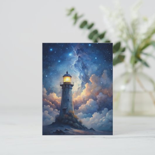 Lighthouse Postkarte (Stehend Vorderseite)