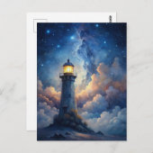 Lighthouse Postkarte (Vorne/Hinten)