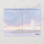 Lighthouse - Postkarte (Rückseite)