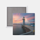 Lighthouse Raffles | Jachthafen, Singapur Magnet (Vorderseite/Rückseite)