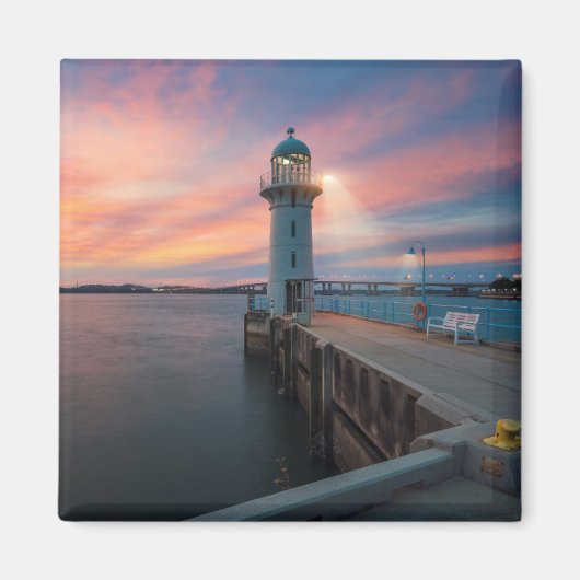 Lighthouse Raffles | Jachthafen, Singapur Magnet (Vorne)