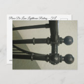 Lighthouse Railing Postkarte (Vorne/Hinten)