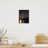 Lighthouse Rockwall Hafen Poster (Küche)