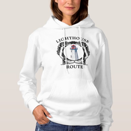 Lighthouse Route Peggy's Cove Nova Scotia hoodie (Vorderseite)