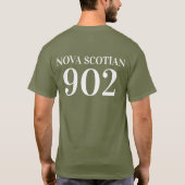 Lighthouse Route Peggy's Cove Nova Scotian 902 T-Shirt (Rückseite)
