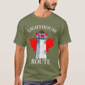 Lighthouse Route Peggy's Cove Nova Scotian 902 T-Shirt (Vorderseite)