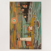 Lighthouse Sail Jigsaw Puzzle von Karla Gerard (Vertikal)