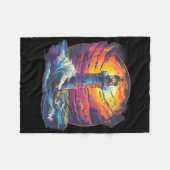 Lighthouse Sailing Sea Beach Boating Seaside House Fleecedecke (Vorderseite (Horizontal))