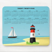 Lighthouse Scene 2024 Calendar Mousepad (Vorne)