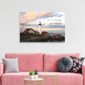 Lighthouse Scripture Wall Christliche Wohngestaltu Leinwanddruck (Insitu (Wohnzimmer))