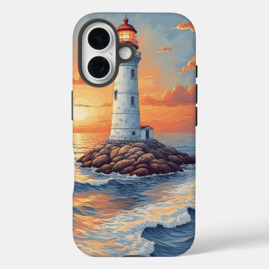 Lighthouse Sea Landscape iPhone / iPad case (Rückseite)