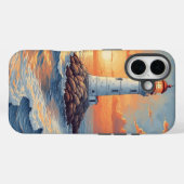 Lighthouse Sea Landscape iPhone / iPad case (Rückseite (Horizontal))