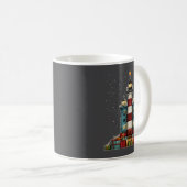 Lighthouse Seaside Christmas Tree Xmas Long Sleeve Kaffeetasse (VorderseiteRechts)