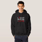 Lighthouse Seaside Nautical I just love lighthouse Hoodie (Vorne ganz)