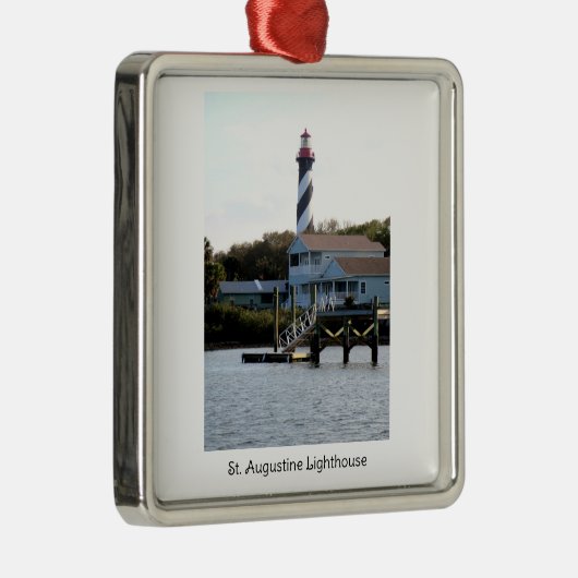 Lighthouse St. Augustine Ornament Aus Metall (Rechts)