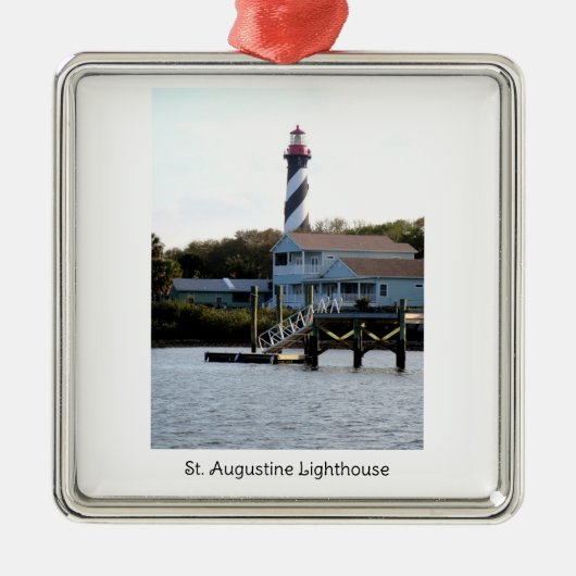 Lighthouse St. Augustine Ornament Aus Metall (Vorne)