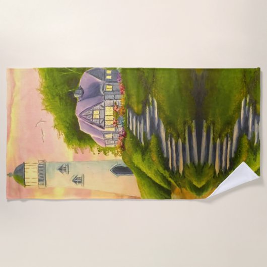 Lighthouse Strandtuch (Vorderseite)
