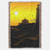 Lighthouse Sundown Decke (Vorderseite Vertikal)